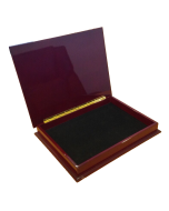 Wood Display Box for 56 Quarters  (slight aesthetic defect)