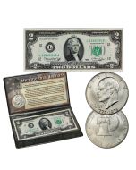 Bicentennial Dollar Coin and Currency Set