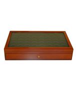 Oak Display Box for presidential dollars Rolls (slight aesthetic defect)