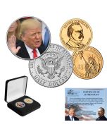The non-consecutive term Presidential 2 Coin Set (Trump- Cleveland)