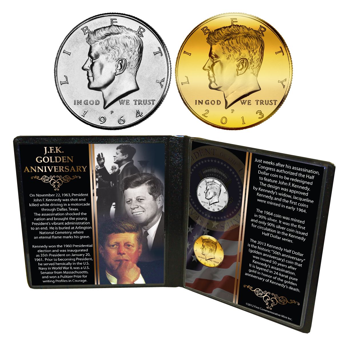 激レア　No.1 ジョン・F・ケネディ John F Kennedy 1/50 JFK Golden Anniversary Collection - The Patriotic Mint