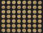 1999-2021 State & National Park Quarter Gold Layered Collection in Wood Display Box