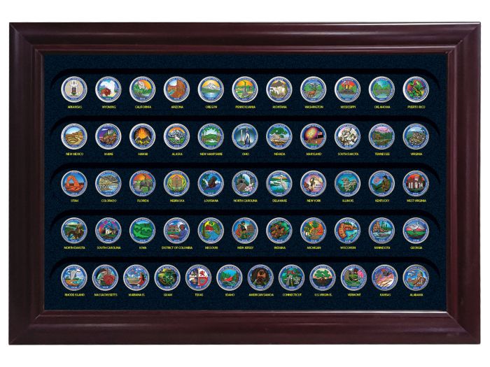 National Park Quarter Colorized Complete set (2010-2021) - America the Beautiful 1