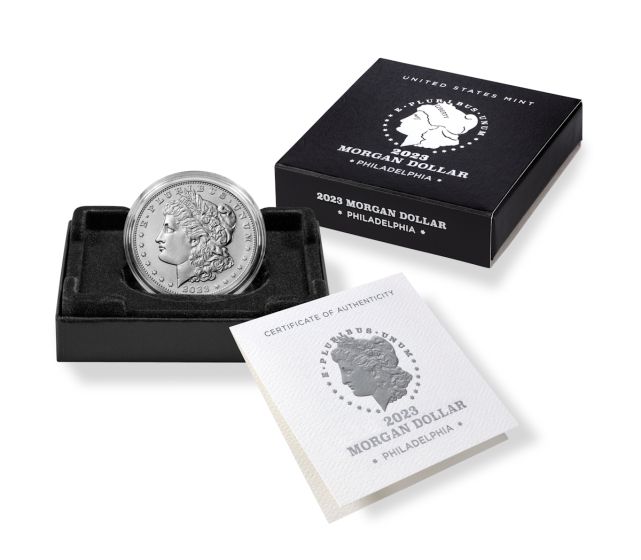 2023-P Morgan Silver Dollar Uncirculated Coin (OGP/COA) 1