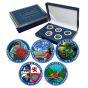 2019 National Park Quarter Sets - Colorized