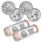 2021-P+D George Washington Crossing the Delaware Uncirculated Quarter Roll (80 coins)