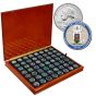 National Park Quarter Colorized Complete set in Wood Display Box (2010-2021) - America the Beautiful