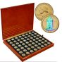National Park Quarter Gold Hologram Complete set in Wood Display Box (2010-2021) - America the Beautiful