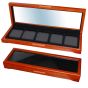 Wood Display Case for 5 Certified Coins (slight aesthetic defect)