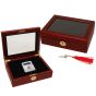 Wood Display Box for 1 or 2 Graded Coins  (slight aesthetic defect)