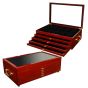  Oak Display Box for 50 Certified Slabbed Coins