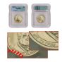 2009-P Harrison Presidential Dollar Arc Die Break MS67 - Coin Error