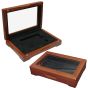 Single Slab Coin Box with Display Window  (slight aesthetic defect)