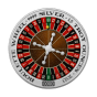 2023 Silver Roulette Wheel Spinning 1.5 oz Coin - Niue