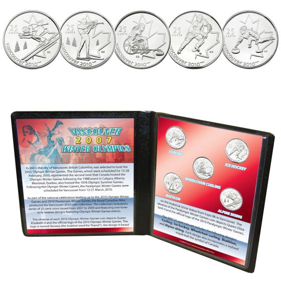 Canada Winter Olympic 2007 Coin Set 1