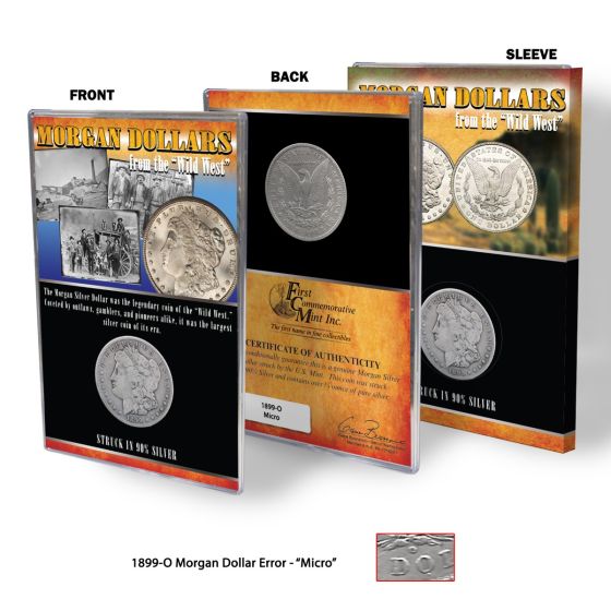 1899-O Micro O Mint Mark Morgan Silver Dollar 1