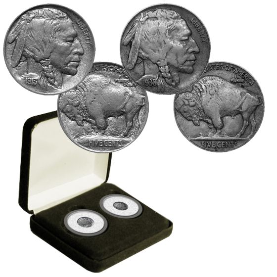 First and Last Buffalo Nickels 1
