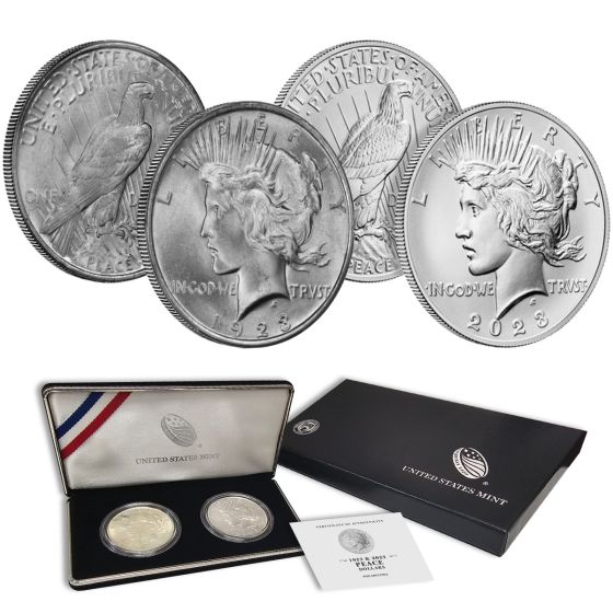 Peace Silver Dollar Centennial Collection 1923-2023 1