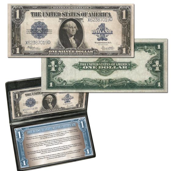 1923 $1 Silver Certificate Large Note 2