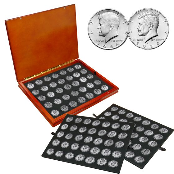 Kennedy Half Dollars Brilliant Uncirculated Coin Collection (1964-2020) 1