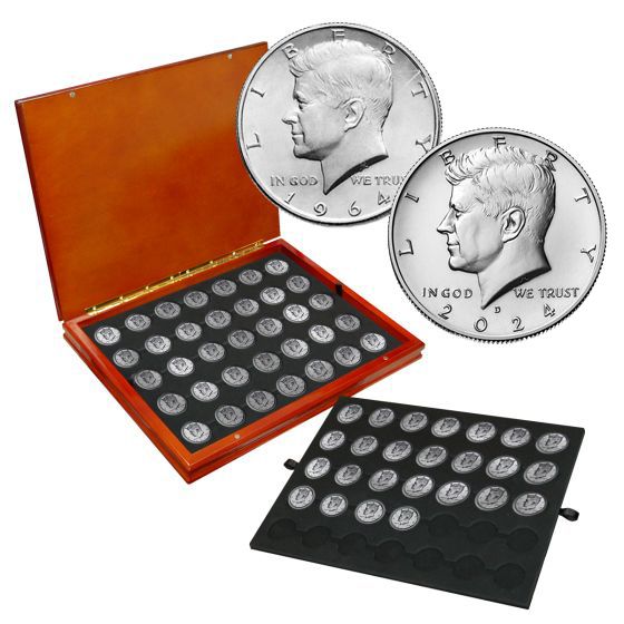 1964-2024 Complete Uncirculated Kennedy Half Dollar Year Set (60th anniversary) 1