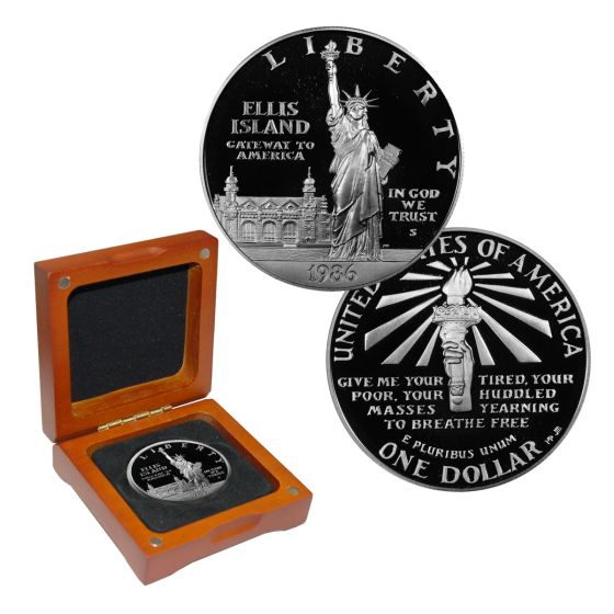 1986 Statue of Liberty Proof Silver Dollar 2
