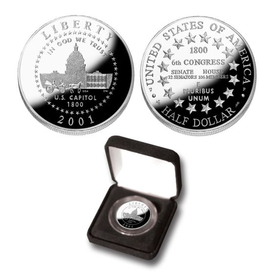 2001-P Capitol Visitor Center Half Dollar Proof Commemorative Coin 1