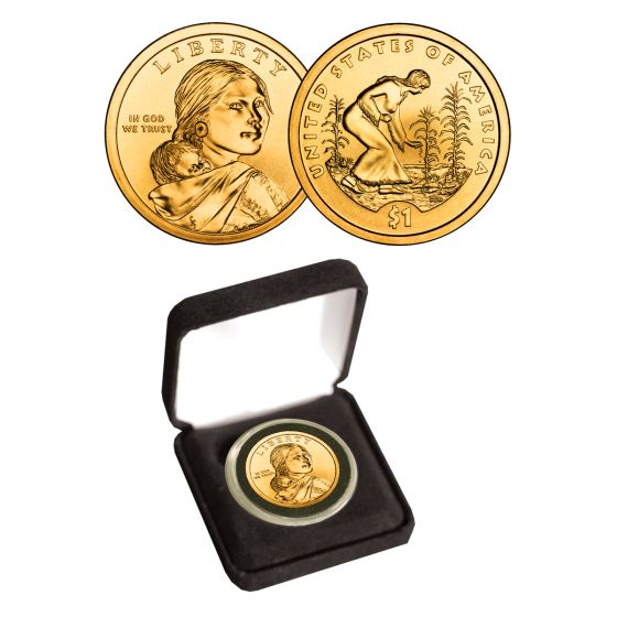 2009 Sacagawea Dollar 24k Gold Plated 1