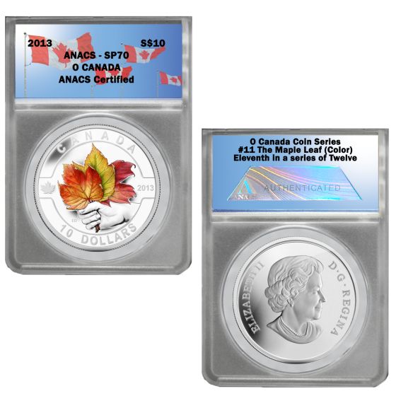 2013  O Canada 1/2 oz Silver $10 1