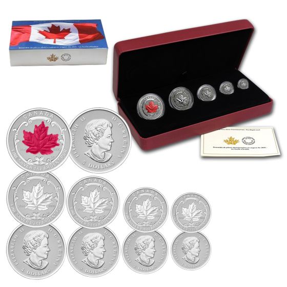 2015 Canada Silver Maple Leaf Fractional Coin Set 1