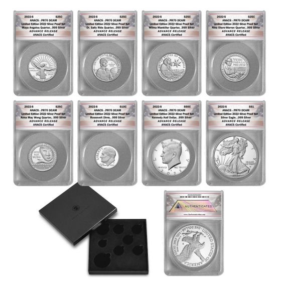2022 Limited Edition Silver Proof Set PR70 Advanced Release 1