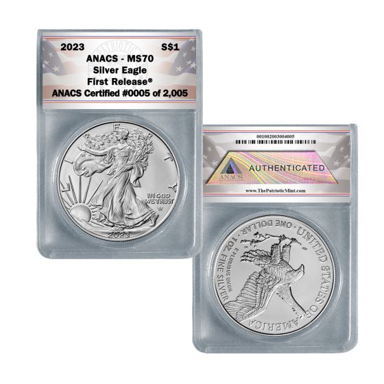 2023 American Silver Eagle MS70 - 1st Release 1