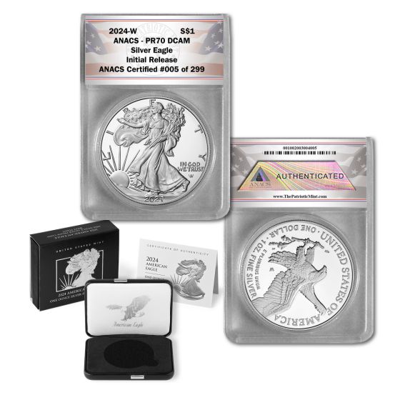2024 American Silver Eagle Proof Coin PR70 - Initial Release 1