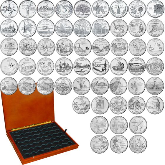 Uncirculated State Quarters, Complete Set of 56 1