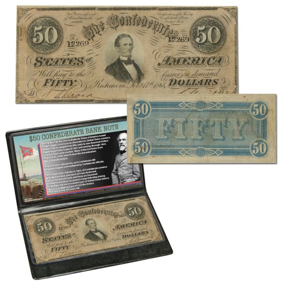 $50 Confederate Note  1