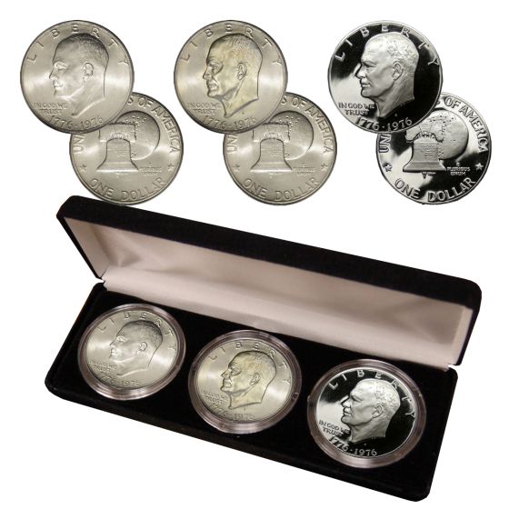 Bicentennial Eisenhower Dollar Collection 1