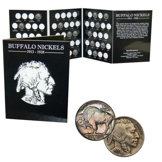 Buffalo Nickel Album with 13 Buffalo Nickels 1