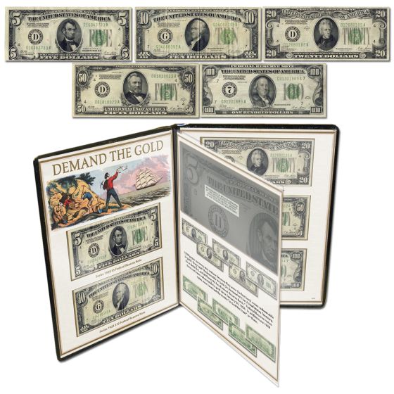 1928 Federal Reserve Note Collection -  “GOLD ON DEMAND”  2
