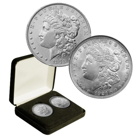 First and Last Morgan Silver Dollars 1