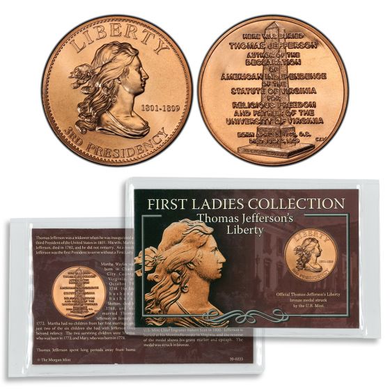 First Ladies Medal Collection - Thomas Jefferson's Liberty 2