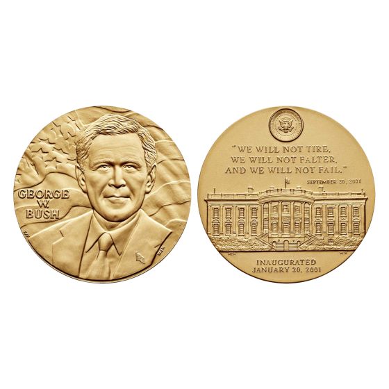 George W Bush Bronze Medal 1