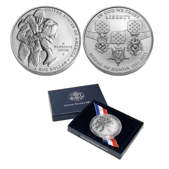 2011 Medal of Honor Silver Dollar 2