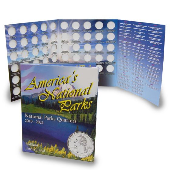 National Park Quarters Coin Collector's Book 1