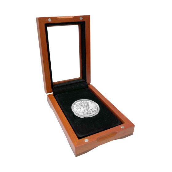 Single Coin Wood Box 2