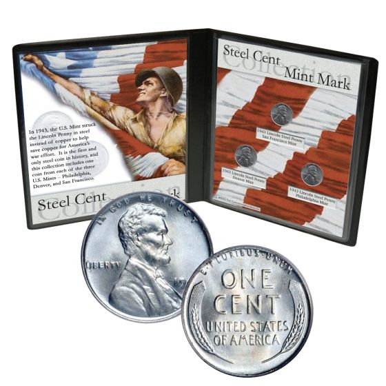 Steel Cent Mint Mark Collection 1