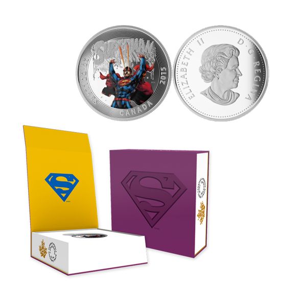 2015 Canada $20 Superman Silver Proof Coin #28 2