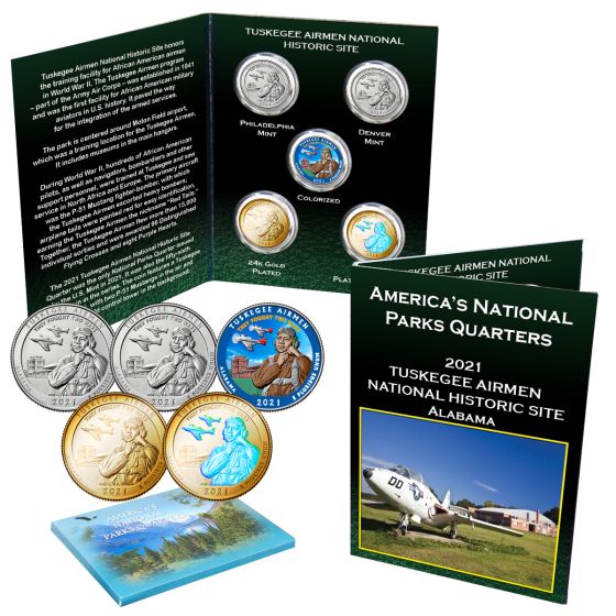 Tuskegee Airmen National Historic Site - ALABAMA - Quarter Set 1