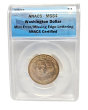 2007 George Washington Dollar Missing Edge Lettering  MS64 - Error Coin