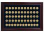 Complete State Quarter Set Gold Plated in Frame (99-09)