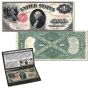 1917 $1 Dollar Large United States Note "Sawhorse" Reverse